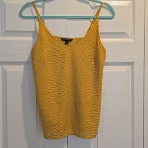 Banana Republic Yellow Fitted Sleeveless Camisole